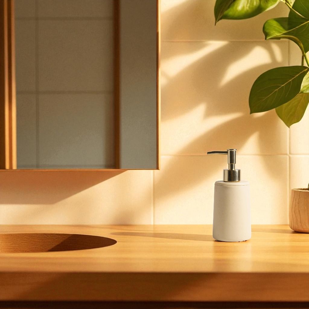 Dispenser de jabón líquido alto