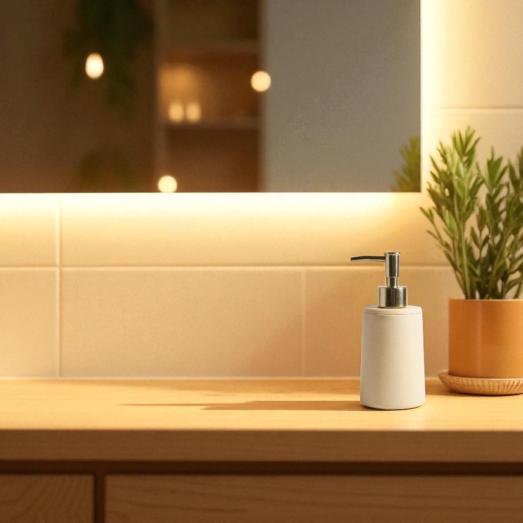 Dispenser de jabón líquido alto