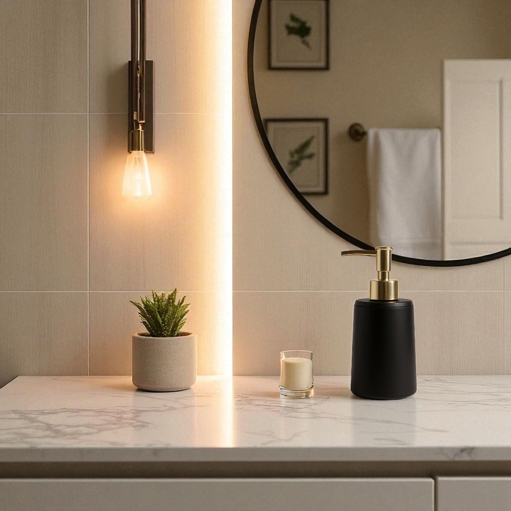 Dispenser de jabón líquido alto