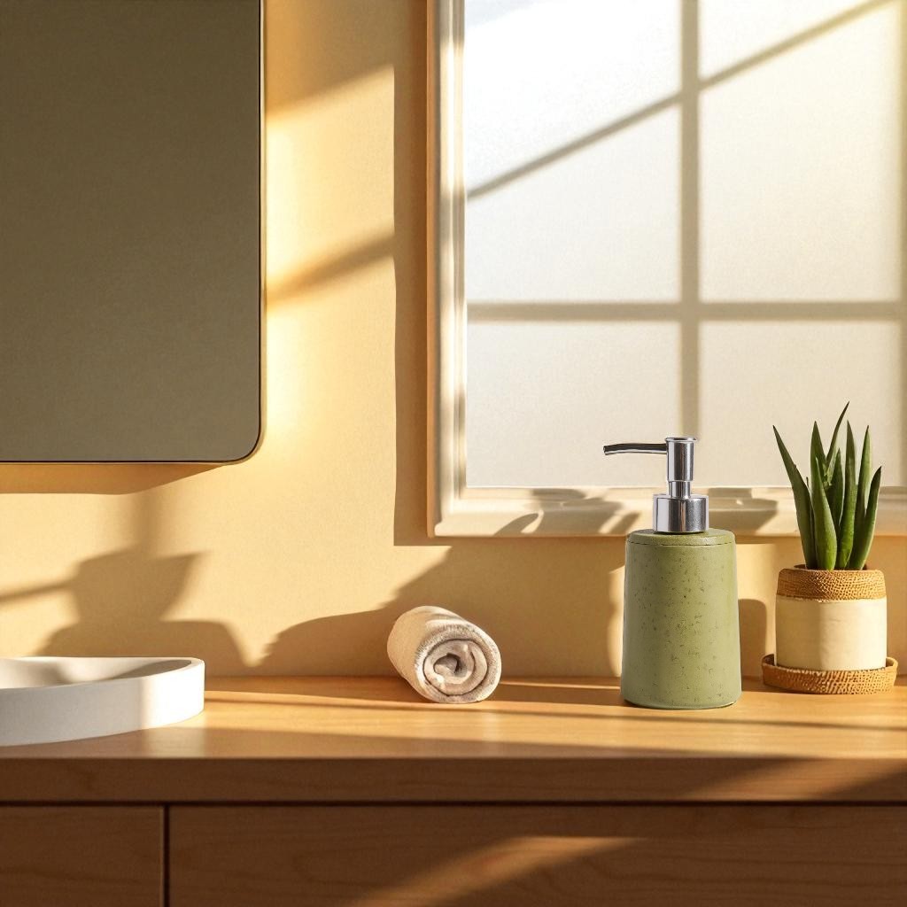 Dispenser de jabón líquido alto