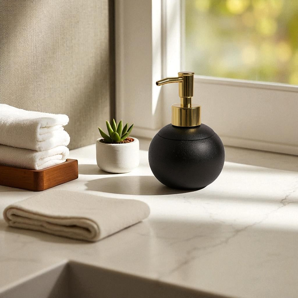 Dispenser de jabón redondo